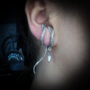 Coiled snake earrings - Modulable snake earrings