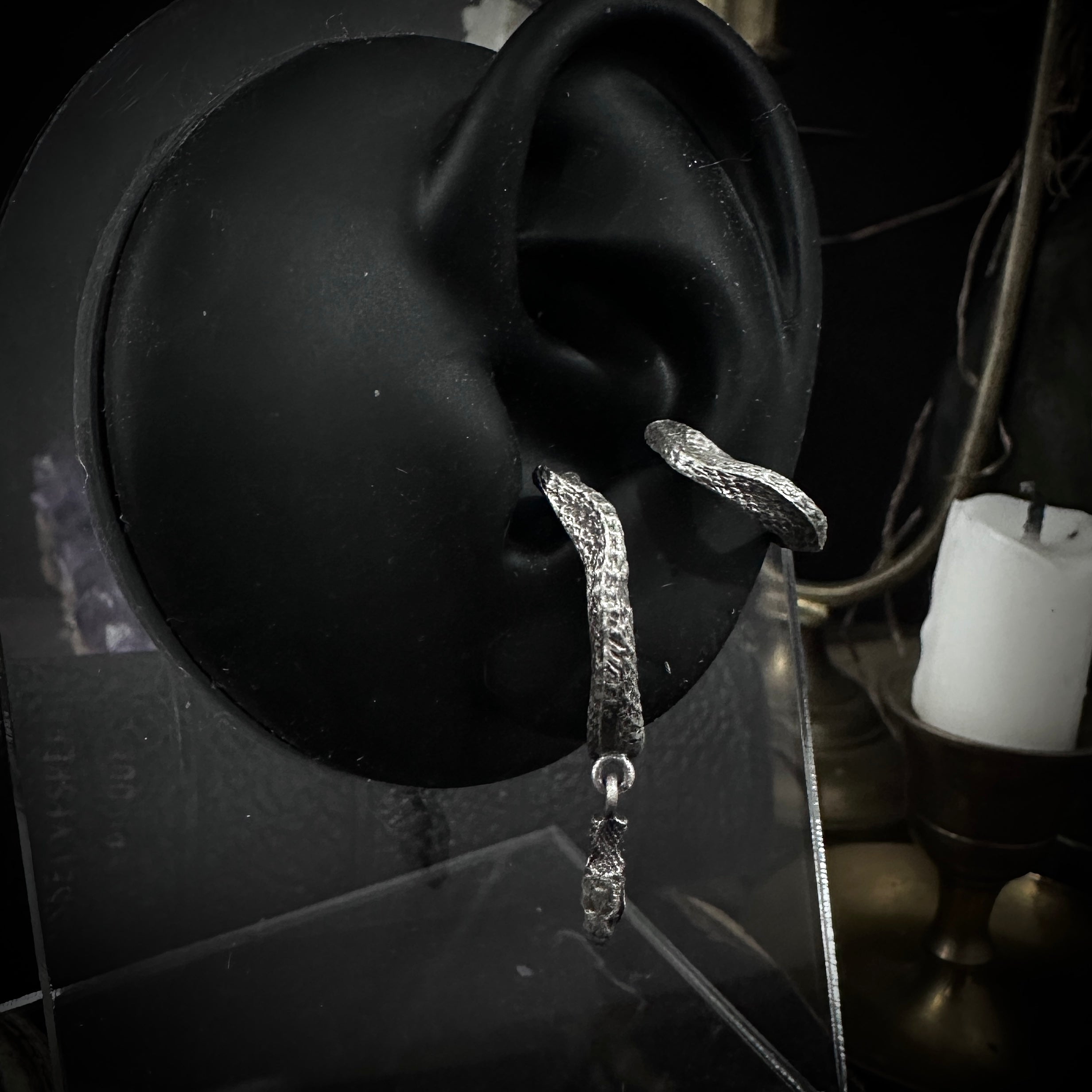 Coiled snake earrings - Modulable snake earrings