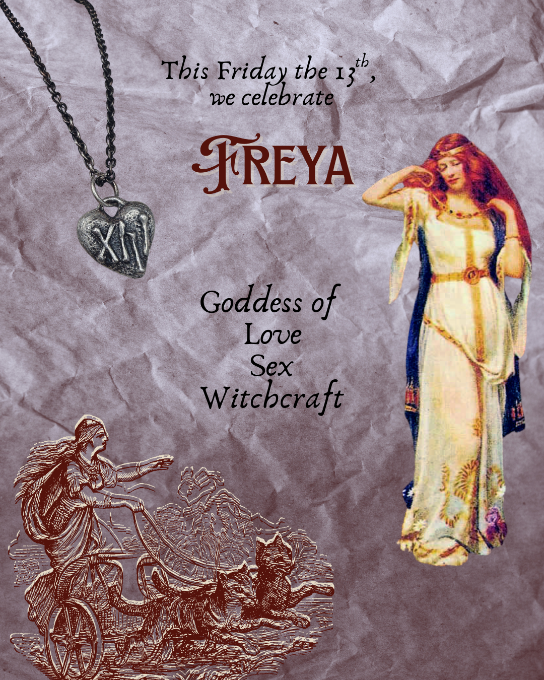 XIII Heart Pendant  - Friday the 13th Limited