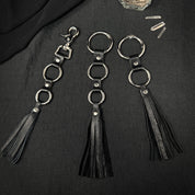 O-Ring Leather Bag Charm & Keychain