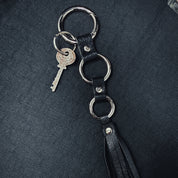 O-Ring Leather Bag Charm & Keychain