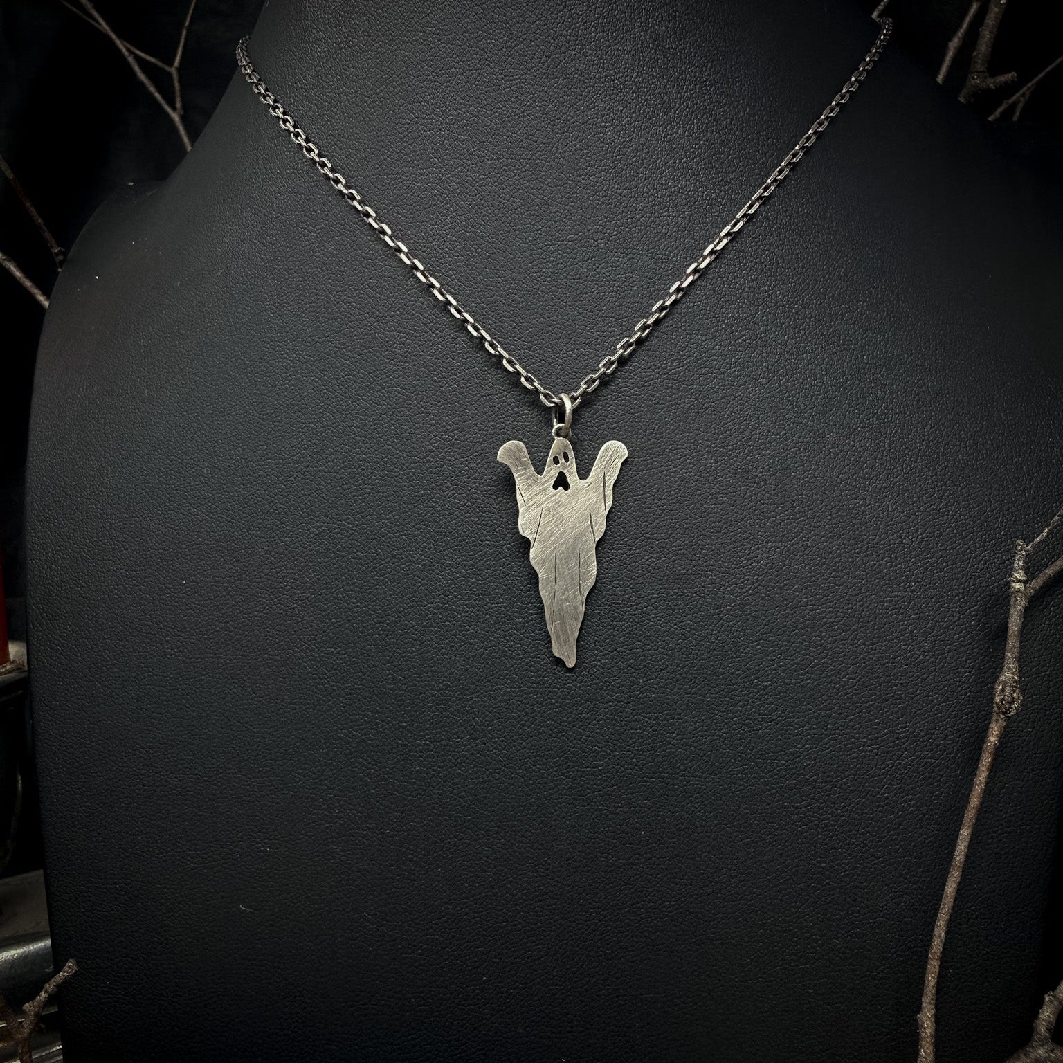 Ghost Pendant Necklace