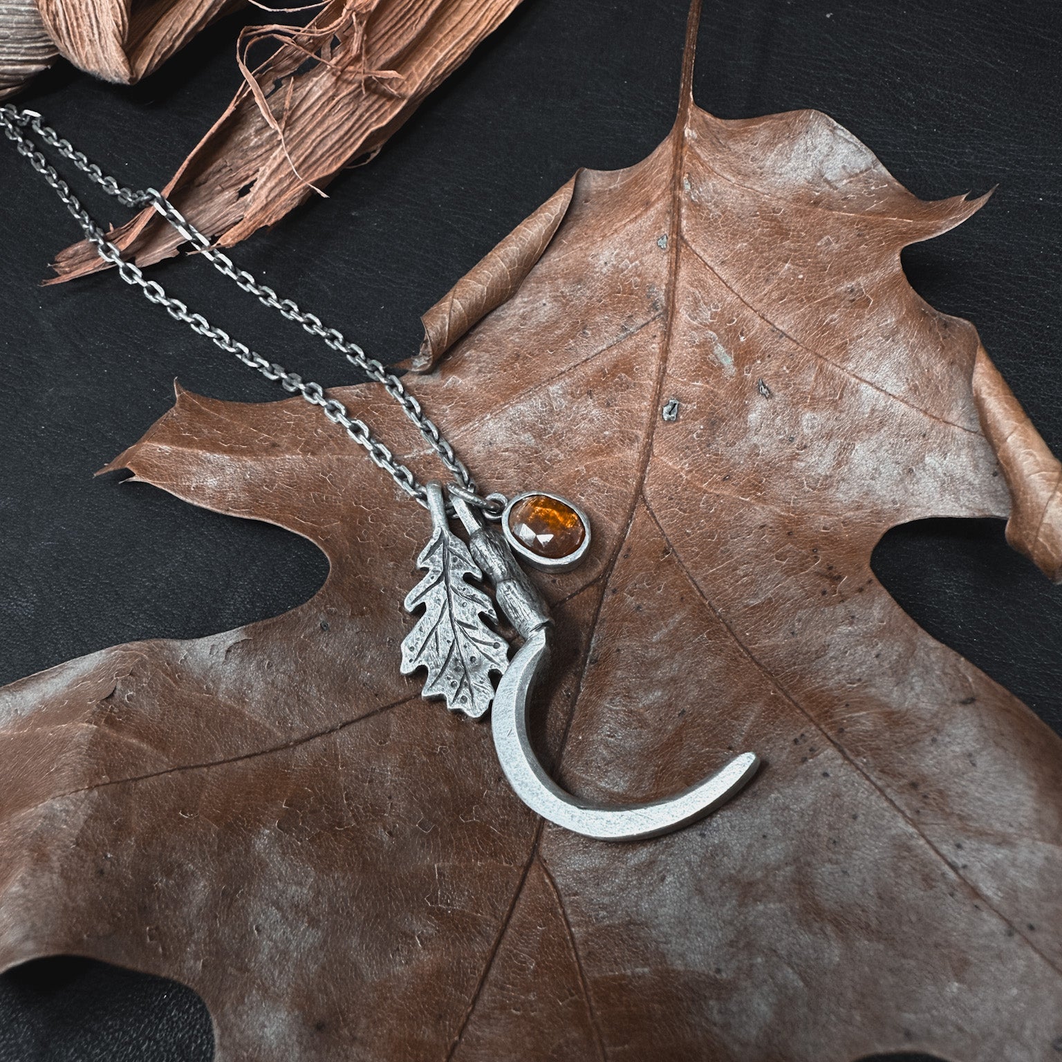 Oak leaf Pendant - Fall Limited