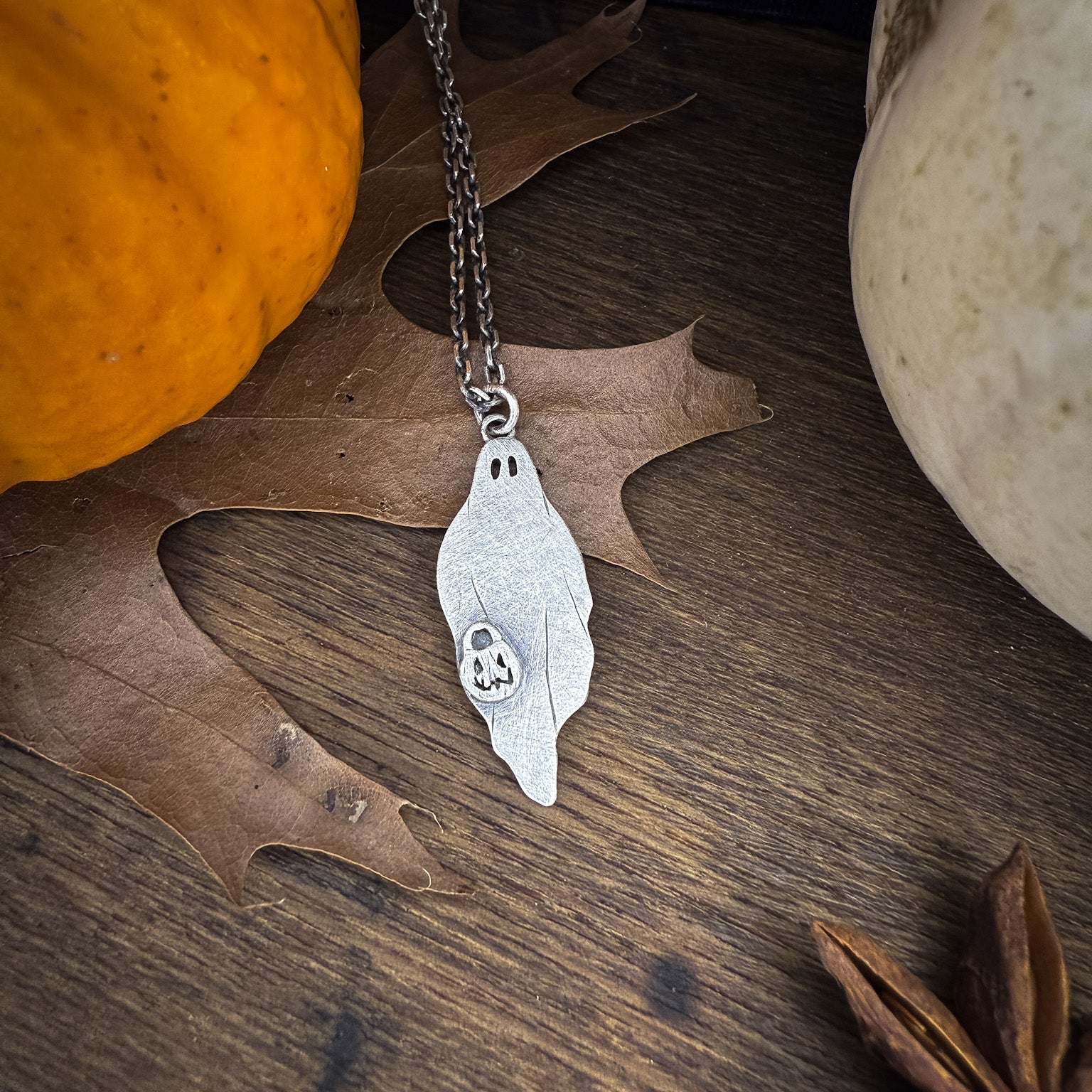 Pumpkin Ghosts Pendant