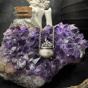 Cauldron & Smoke Necklace Witchy Pendant