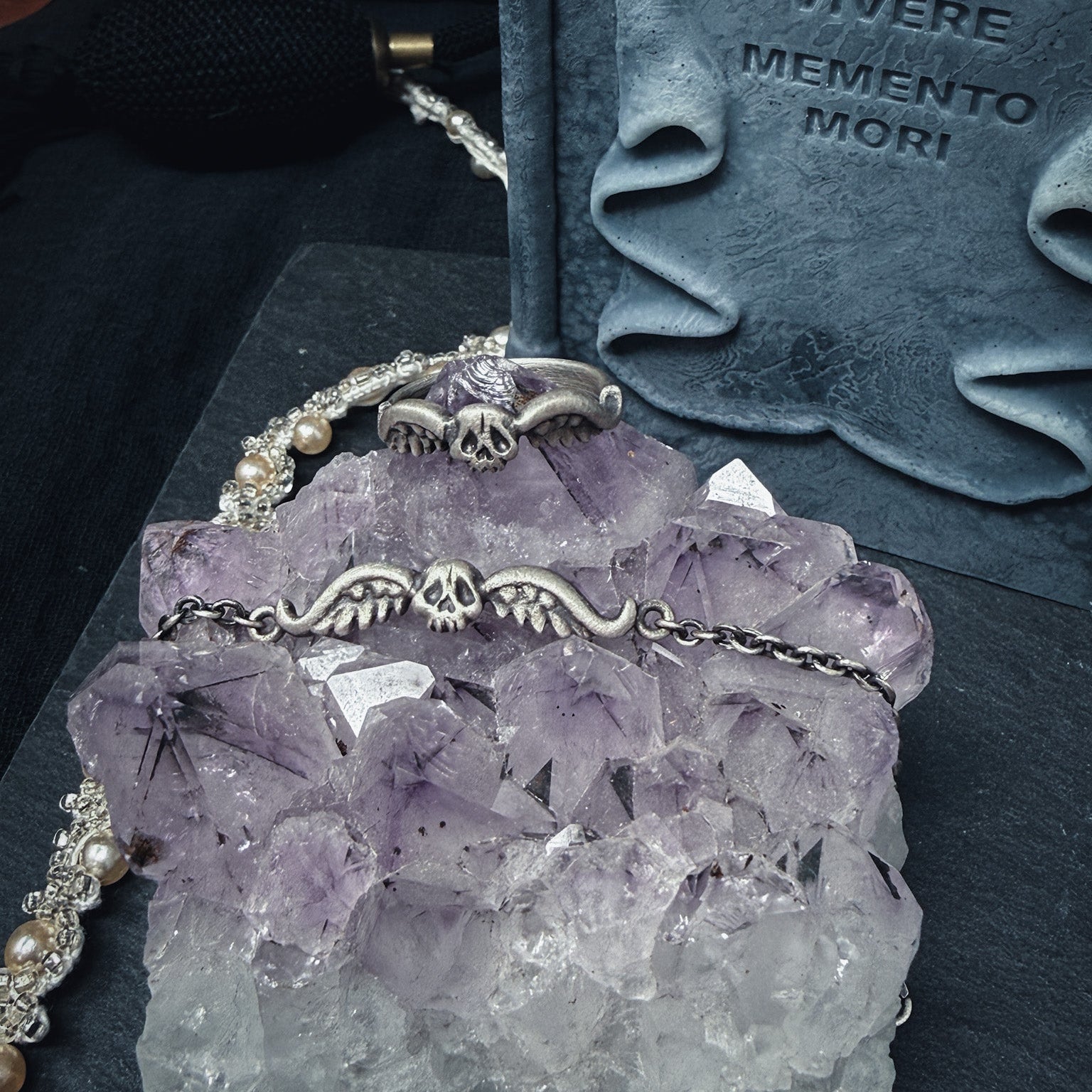 Eternal Mourning Ring - Uneven X Olivia Faust