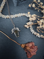 Eternal Mourning Vesuvianite Pendant LIMITED - Uneven X Olivia Faust