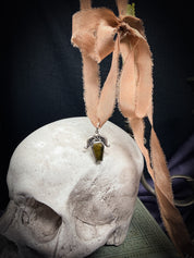 Eternal Mourning Vesuvianite Pendant LIMITED - Uneven X Olivia Faust