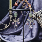 the Dead of Night Earrings OOAK - Uneven X Olivia Faust