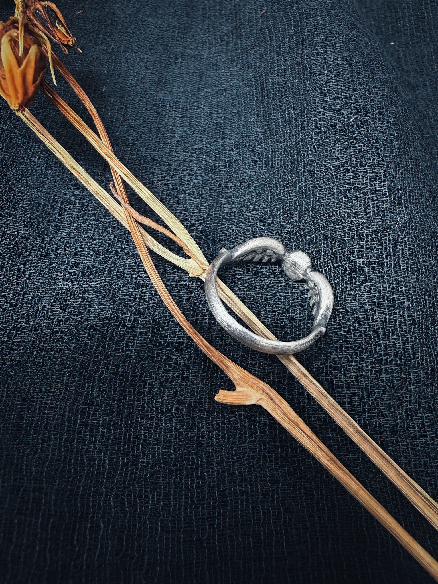 Eternal Mourning Ring - Uneven X Olivia Faust