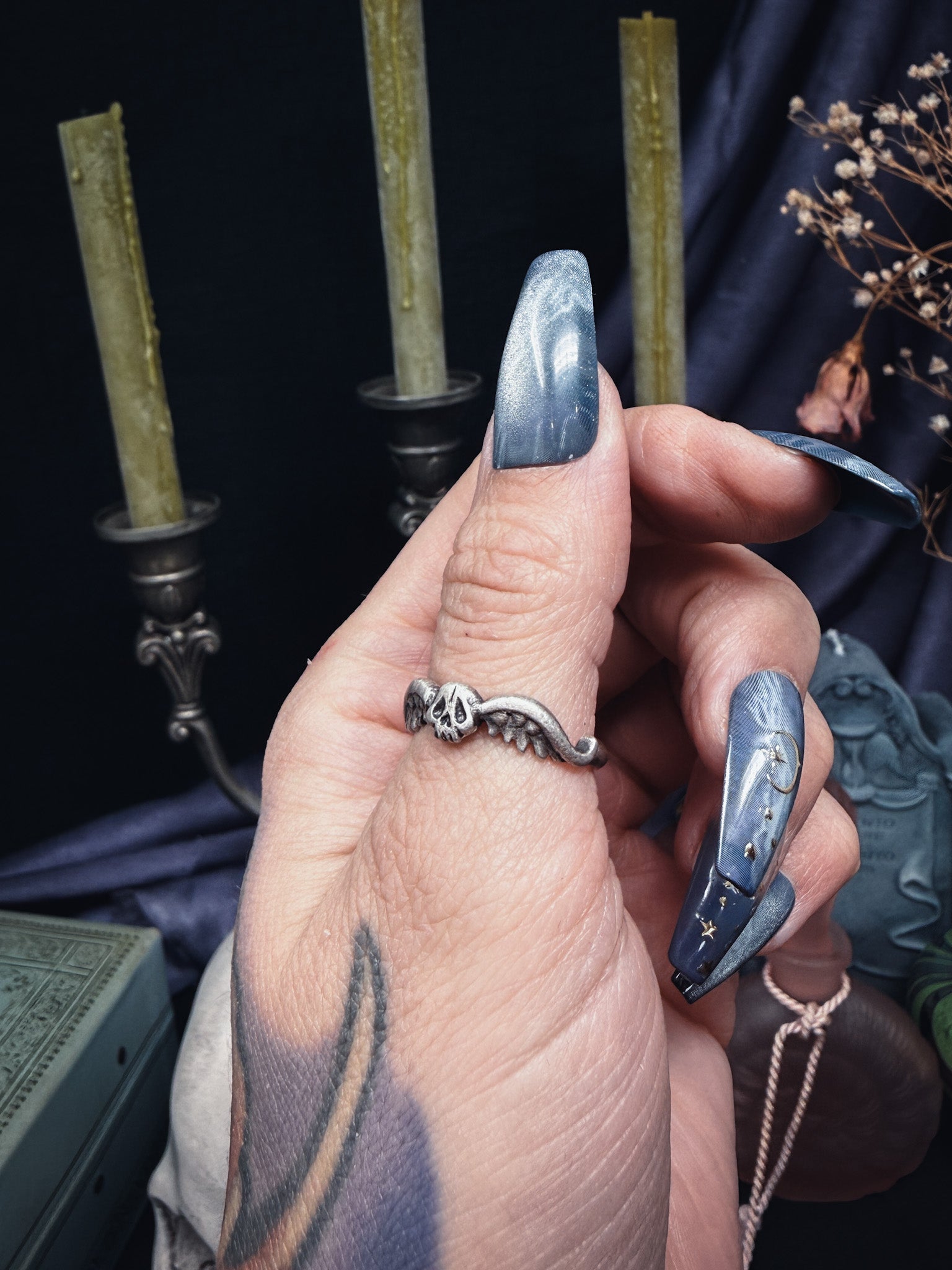 Eternal Mourning Ring - Uneven X Olivia Faust