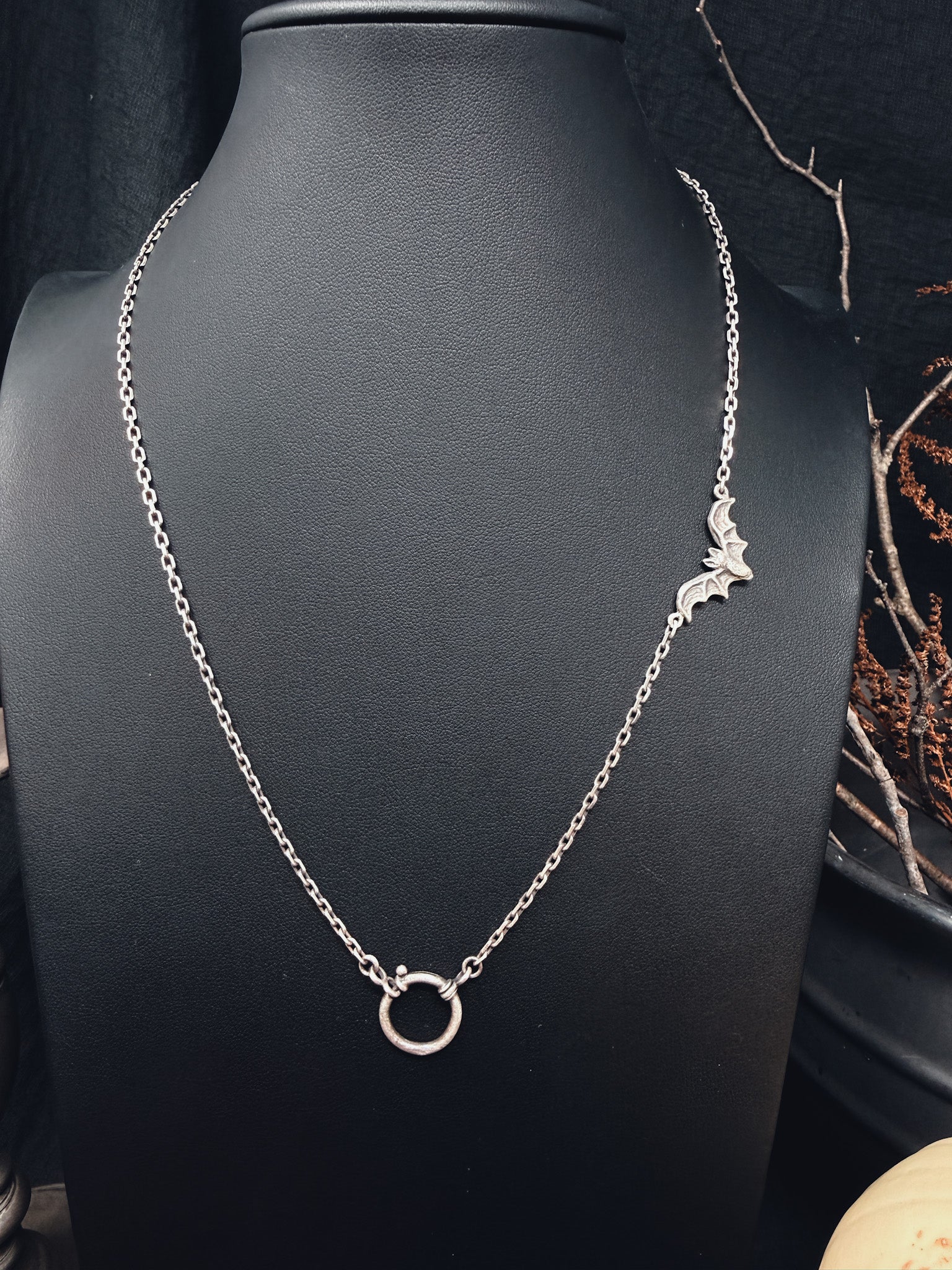 Bat Keeper Chain - Charm Holder Necklace