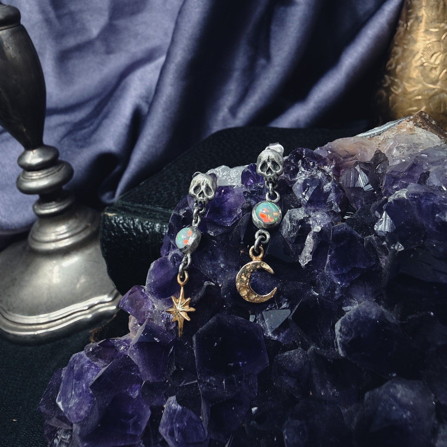 Dark & Dreamy Earrings - Uneven X Olivia Faust