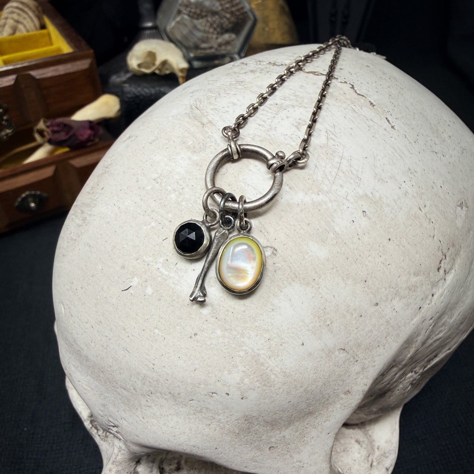 Tiny Cat Bone Charm