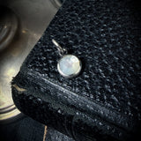 Mother of Pearl Charm | Round Rose Cut Mother of Pearl