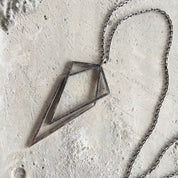 Uneven Signature Pendant Necklace - Ready to Ship