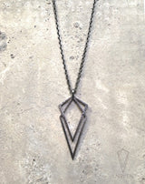 Uneven Small Signature Pendant Necklace - Ready to Ship