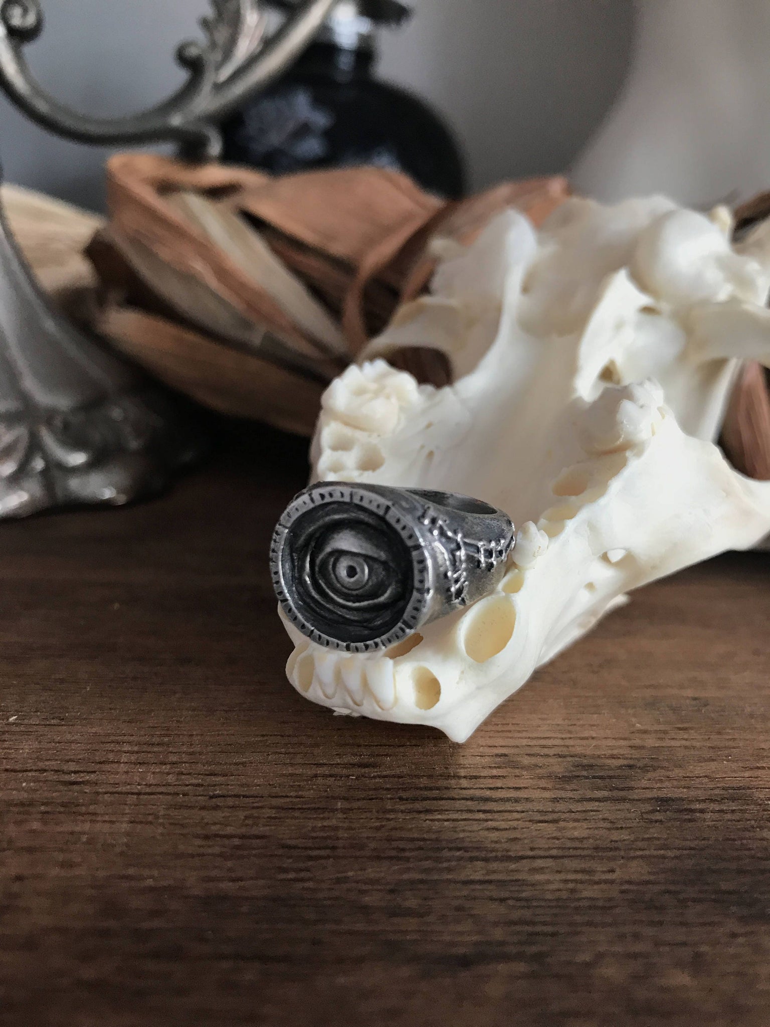 Witchy Eye Signet Ring - Eye Put a Spell on You - Ready to Ship
