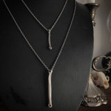 Big Cat Bone Pendant Necklace - Ready to Ship