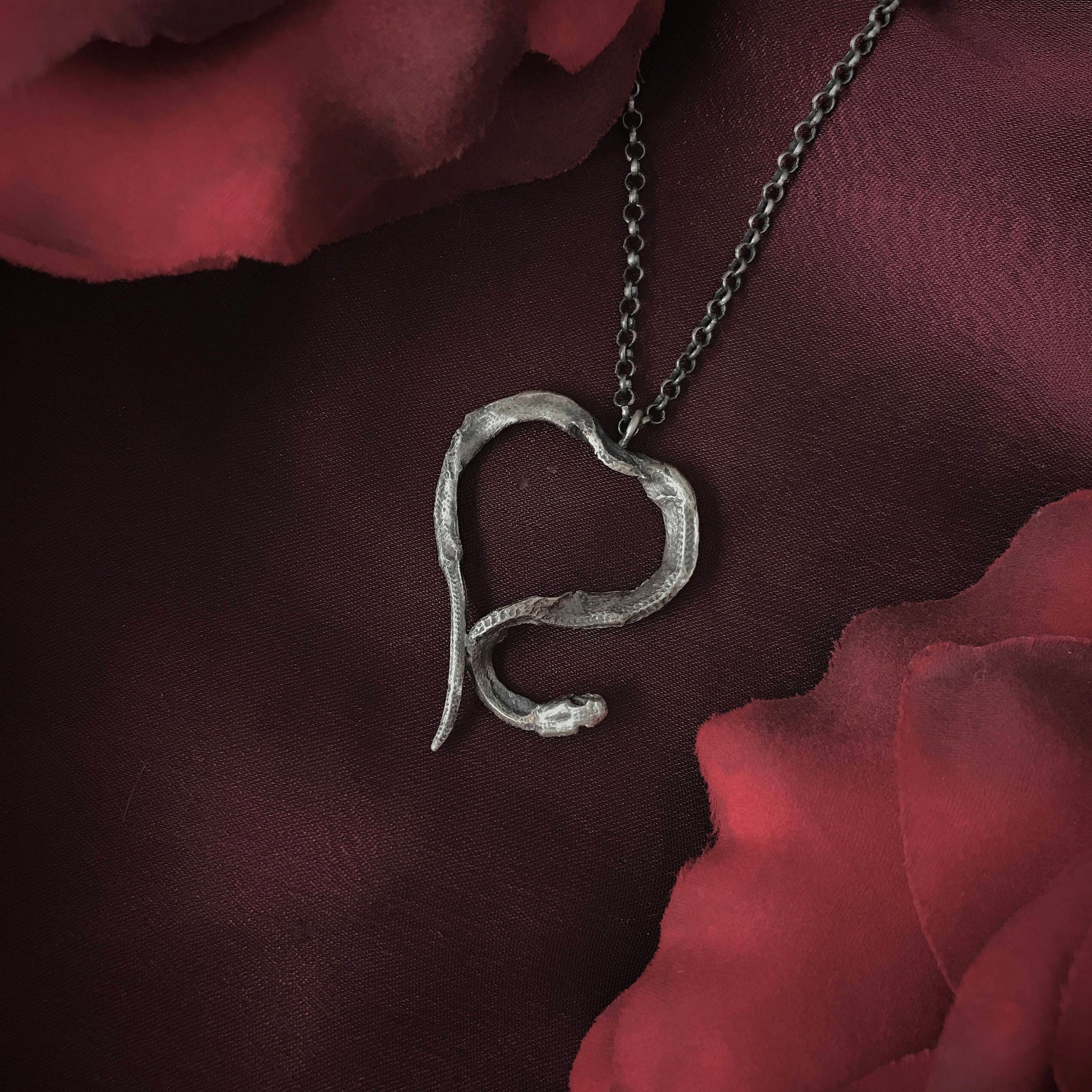 Heart Snake Pendant