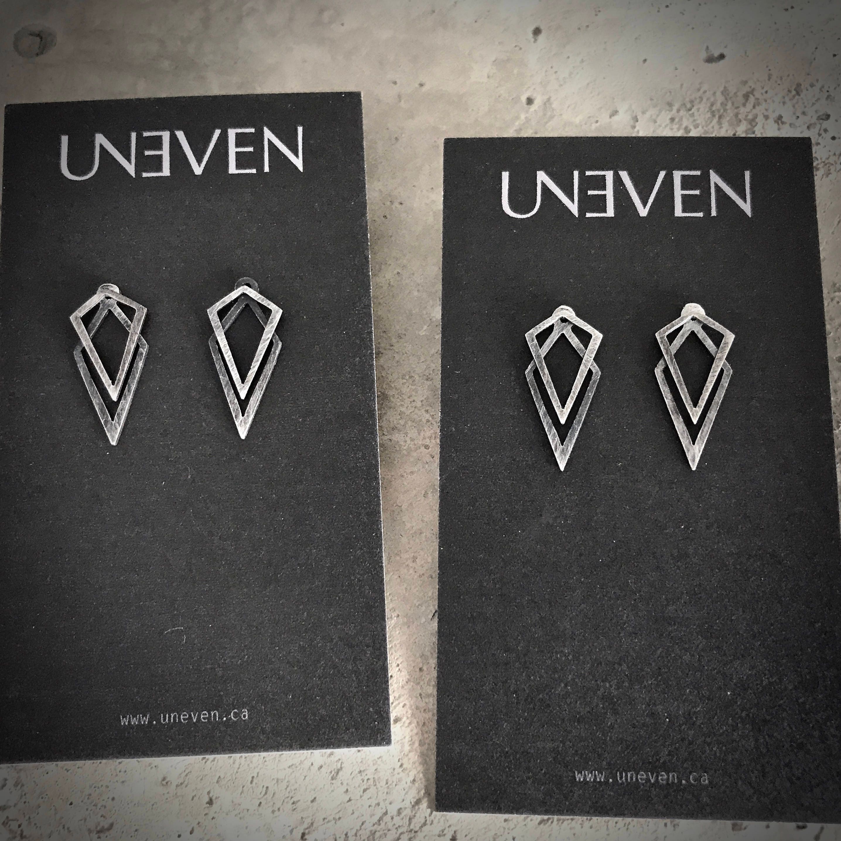 Uneven Signature Ear Jackets Earrings - Ready to Ship