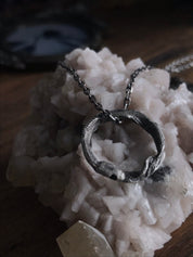 Mini Dangling Ouroboros Pendant Necklace - Ready to Ship