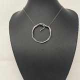 Huge Ouroboros Pendant Necklace - Ready to Ship