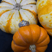 Small Spooky Jack-O Pumpkin Ring - Ready to Ship