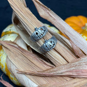 Small Spooky Jack-O Pumpkin Ring - Ready to Ship
