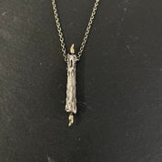 Midnight Society Pendant - Burning at Both ends Candle Necklace - ready to ship