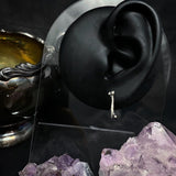 Tiny Cat Bones Ear Studs Earrings