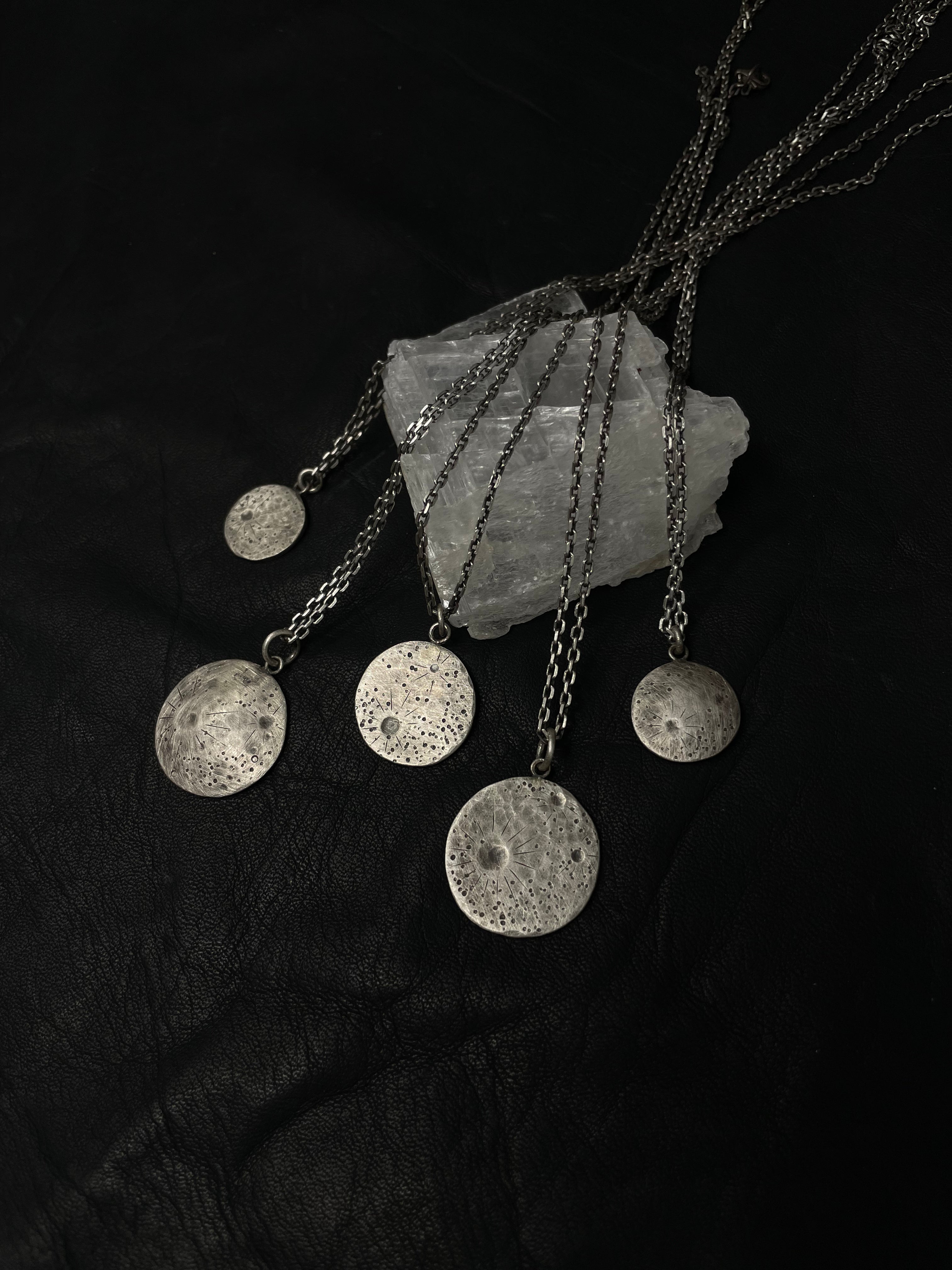 Full Moon Pendant Necklace - Ready to Ship